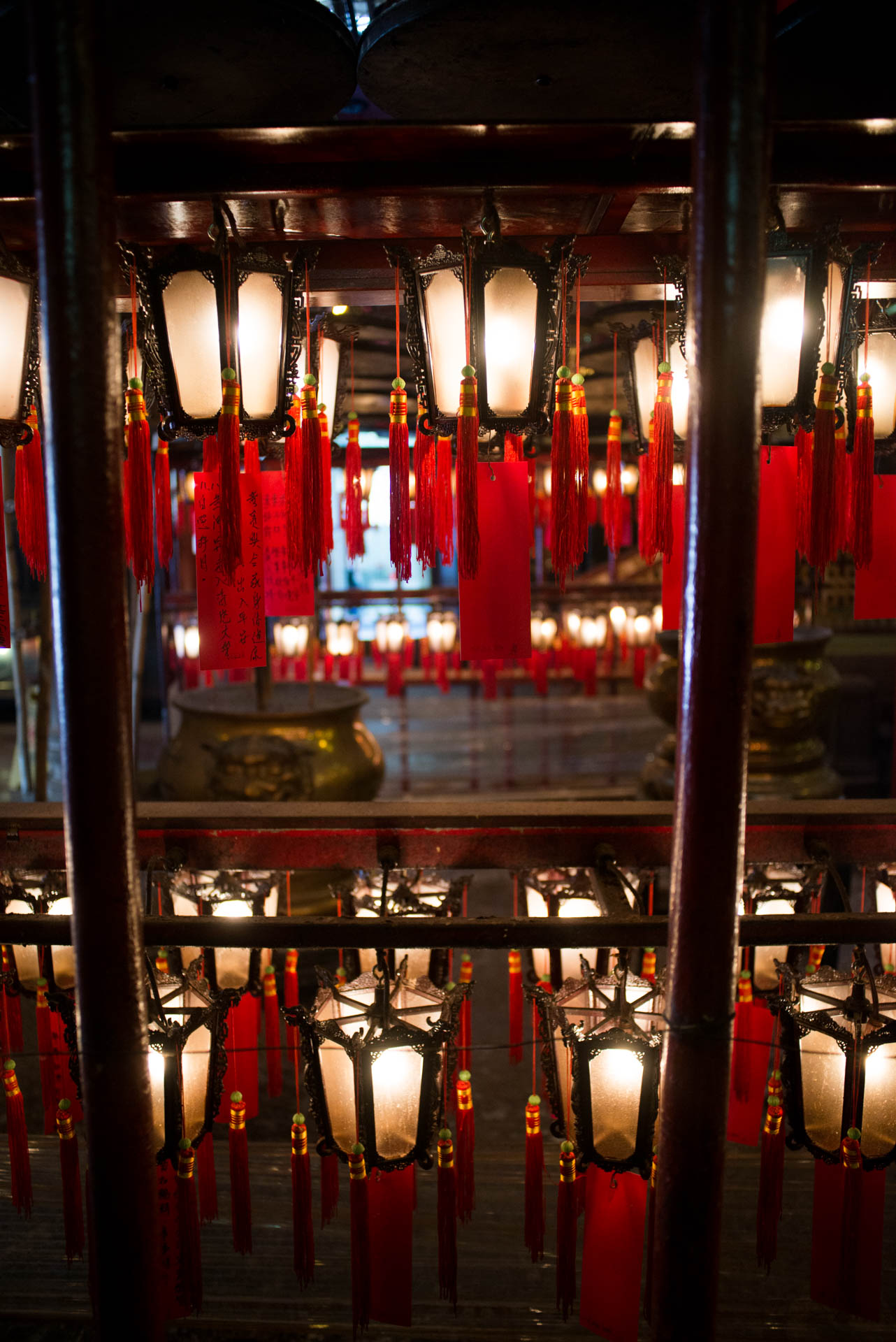 Hong Kong temple light