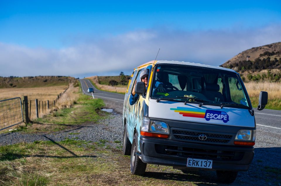 Notre arrivée à Christchurch – Location du van en NZ