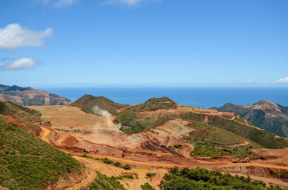 Nouvelle-Calédonie : Visite de la mine SLN à Thio